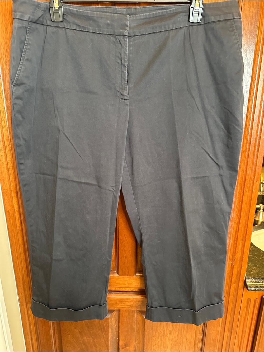 Apostrophe Woman Charcoal Zippered Dress Pants
